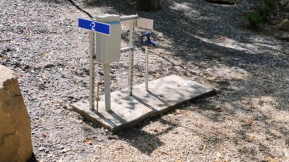 a picture of RV site #2 here at Barker Gap