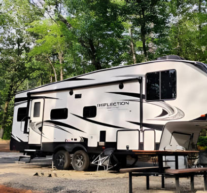 fith wheel camper in one of our rv sites